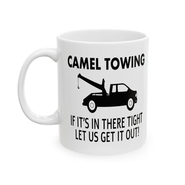 Funny Camel Towing Adult Humor Ceramic Coffee Mug-0